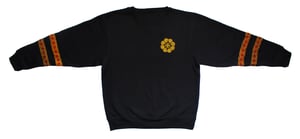 Image of "Roots & Culture" Crew Neck Sweatshirt (Gold & Red)