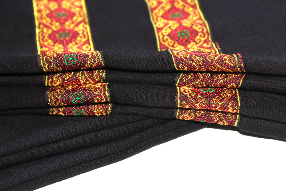 Image of "Roots & Culture" Crew Neck Sweatshirt (Gold & Red)