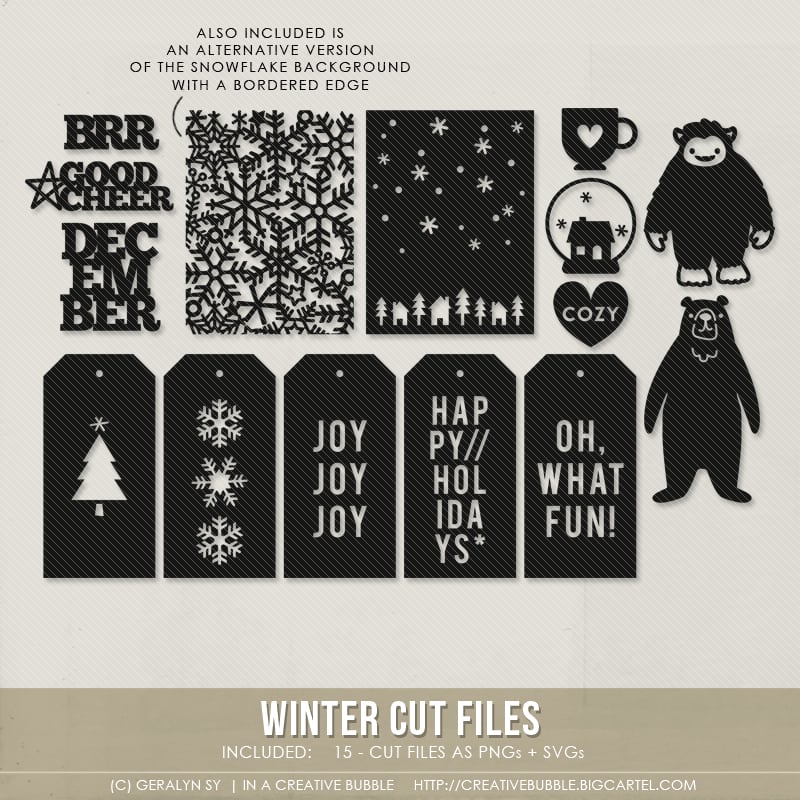 Image of Winter Cut Files (Digital)