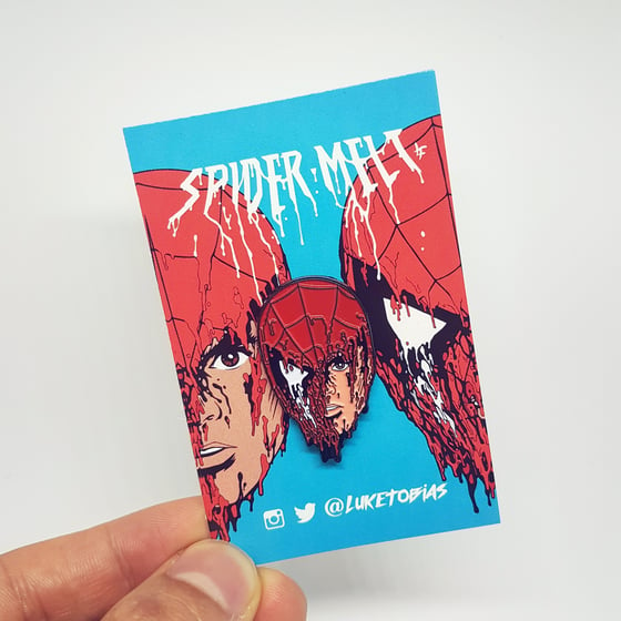 Image of Spider-Melt Soft Enamel Pin