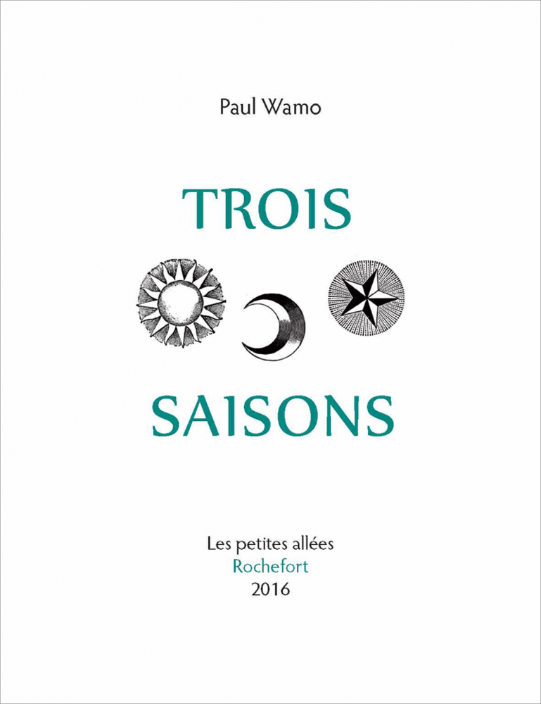 Image of Recueil de poésie "Trois saisons" - Paul WAMO