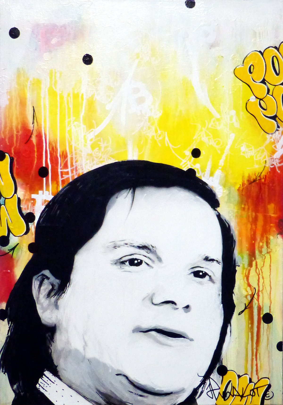 Image of 'YO!' MARK KARPELES! 'LE BARON DU BITCOIN' JPMalot 2017.
