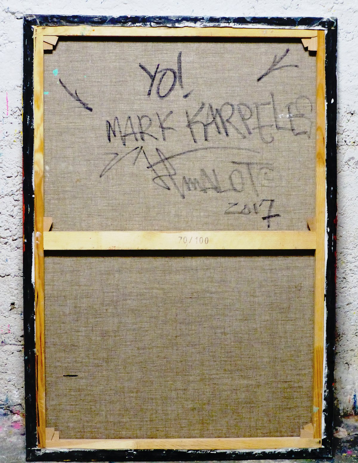 Image of 'YO!' MARK KARPELES! 'LE BARON DU BITCOIN' JPMalot 2017.