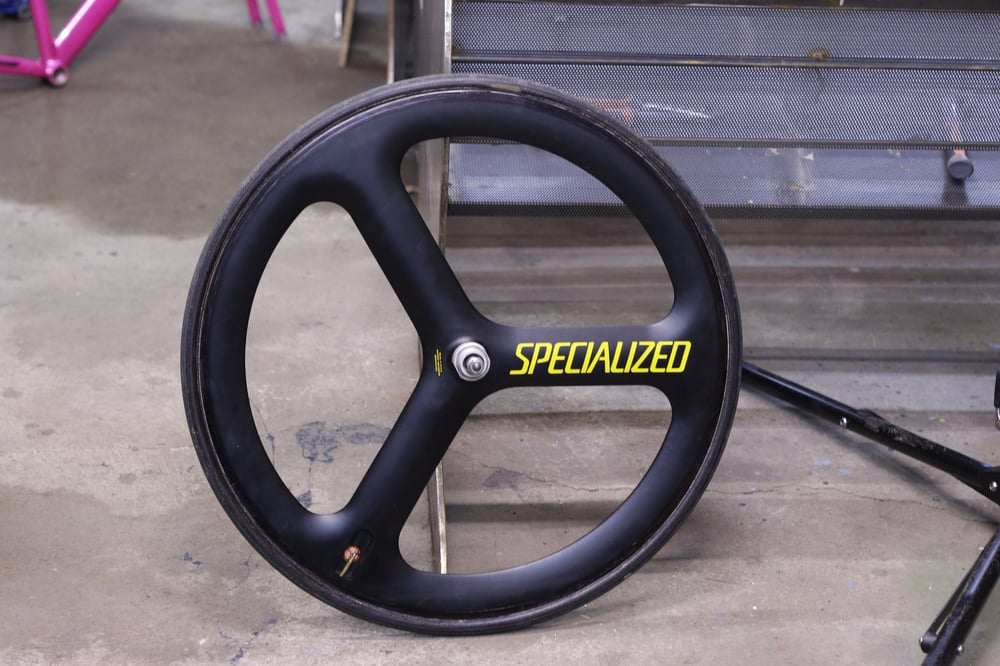 Image of Specialized rear trispoke wheel