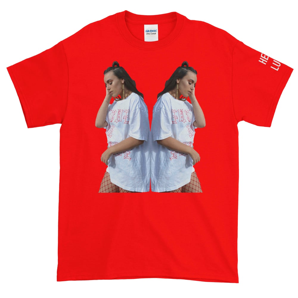 Image of Hello Lulu Tour Shirts RED (Unisex)