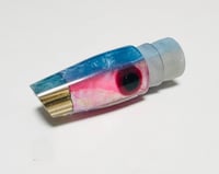 9+ STANDARD CUT 4 HOLE (TROPICAL BLUE / BUBBLEGUM)