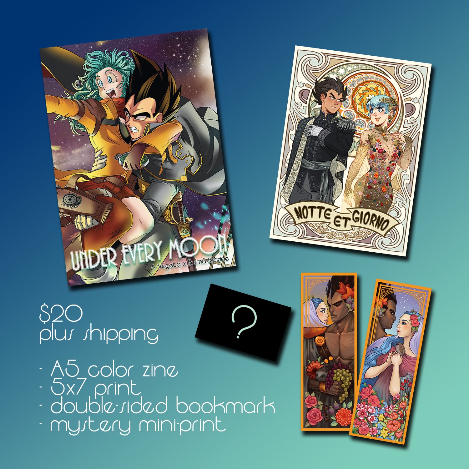 Image of Under Every Moon Zine Bundle Preorder