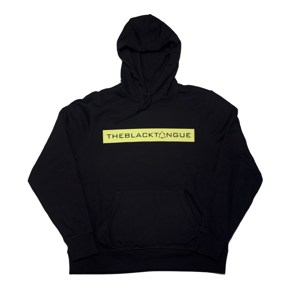 Image of cyber + black box logo hoodie