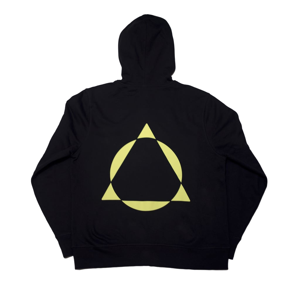 Image of cyber + black box logo hoodie