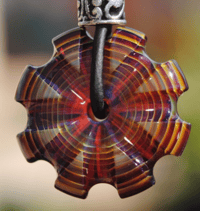 Image 2 of Amber Purple CarverGem Pendant