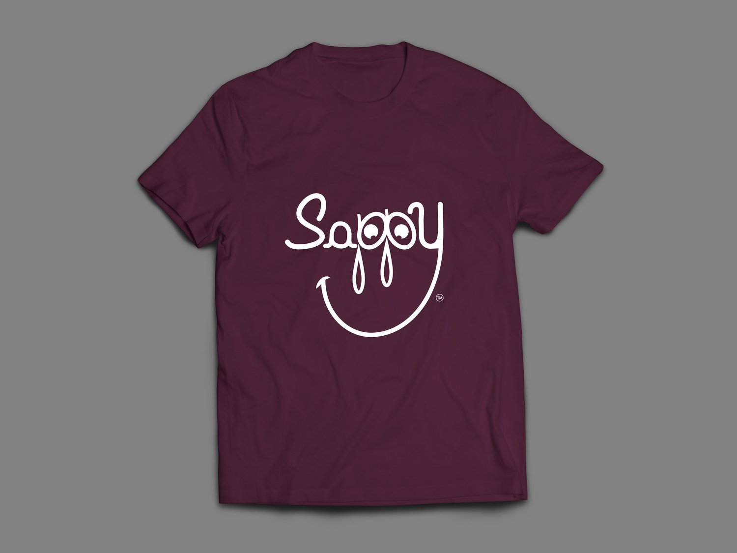 Image of Logo Maroon T Shirt