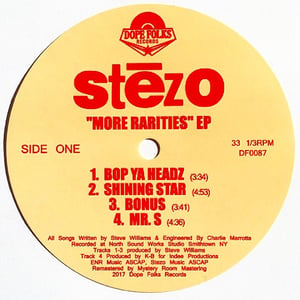 Image of STEZO "MORE RARITIES" EP (Standard Black Vinyl)