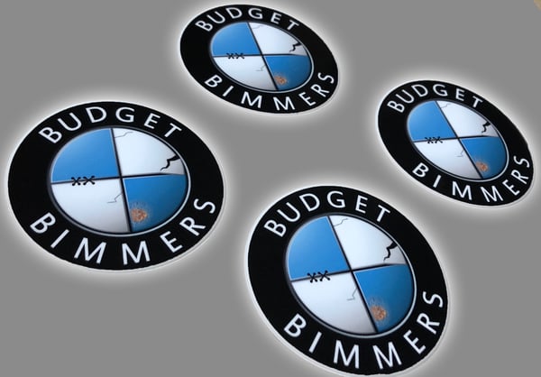 Image of Budget Logo Vinyl Sticker