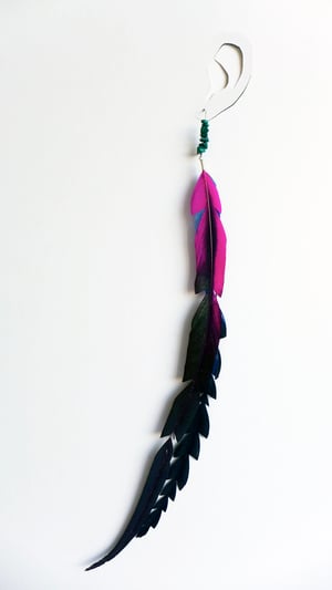 Image of BOUCLE AMAZONIA fushia