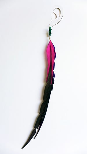 Image of BOUCLE AMAZONIA fushia