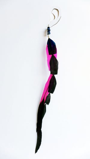 Image of BOUCLE AMAZONIA fushia