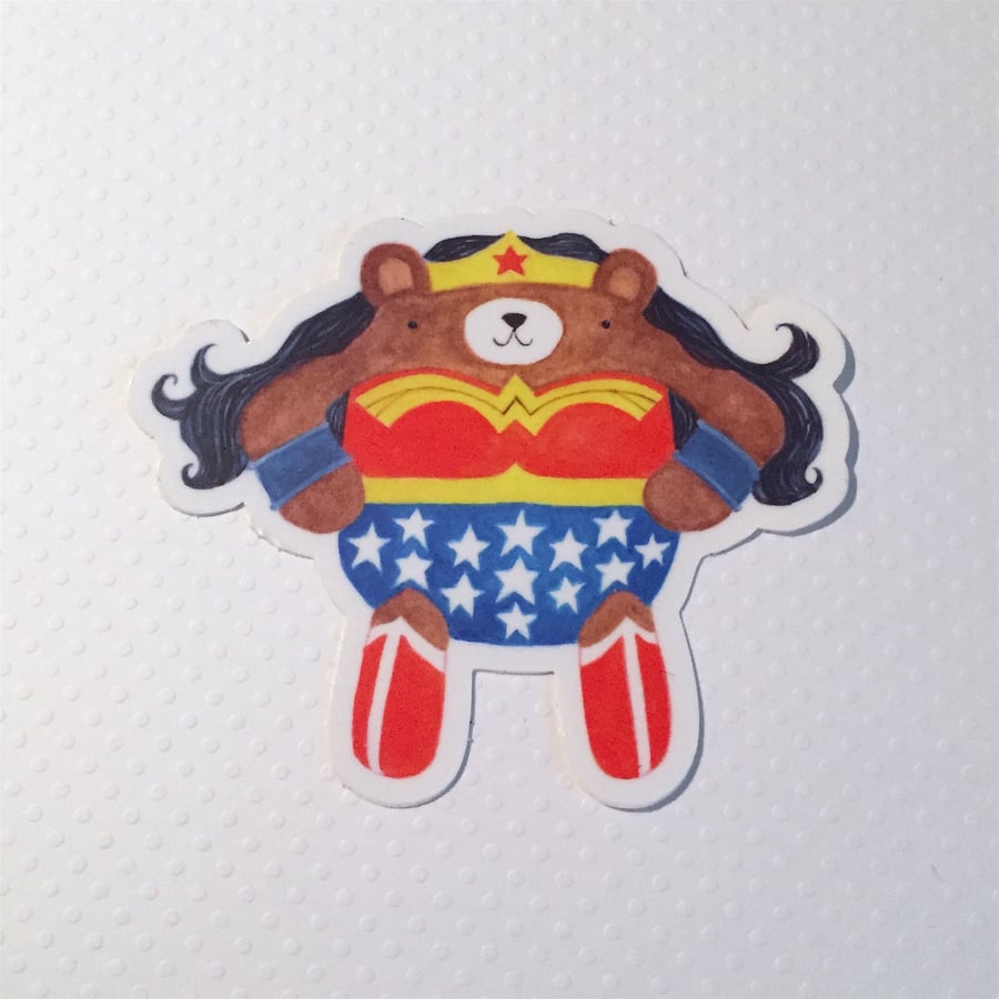 Image of wonder bear sticker *discontinued* LOW STOCK
