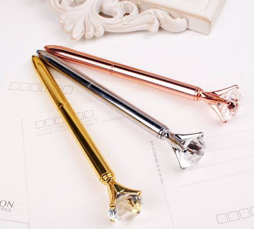 Image of Elegant CRYSTAL Topped Pen