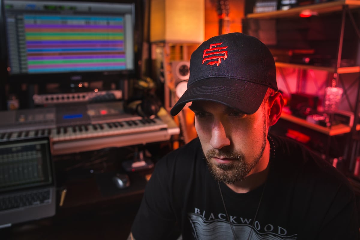 Image of Black and Red Graffiti Drip "Parent" Hat