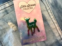 Image 5 of Always Doe RAINBOW METAL Harry Potter Enamel Pin