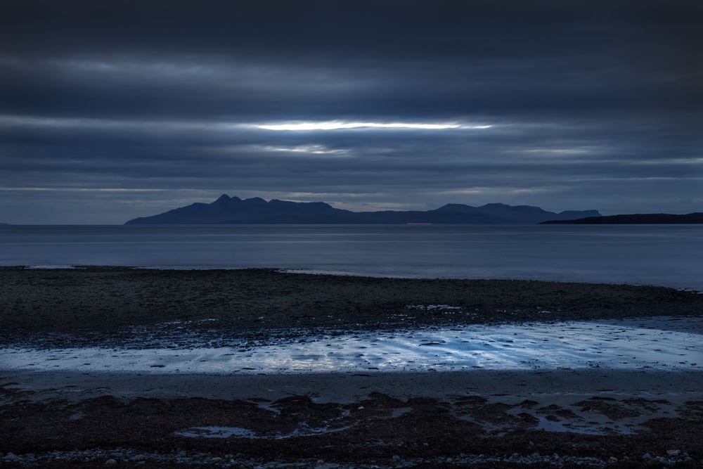 Image of DUSK, FROM CAMASUNARY -ISLE OF SKYE