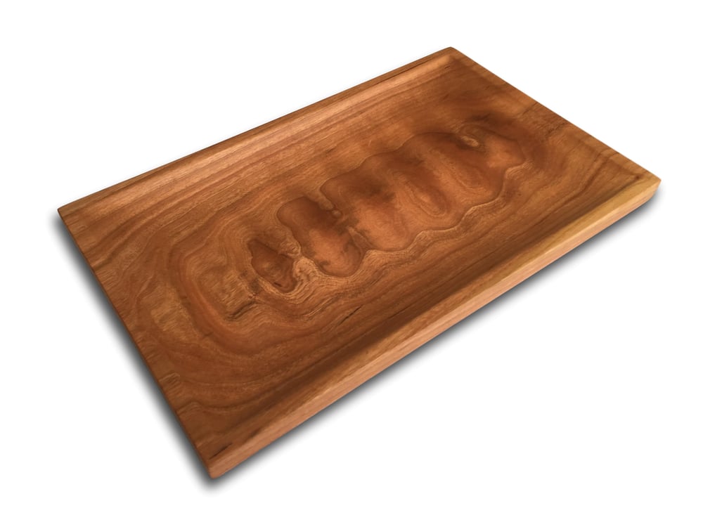 Image of Solid Cherry Ripple Valet Tray