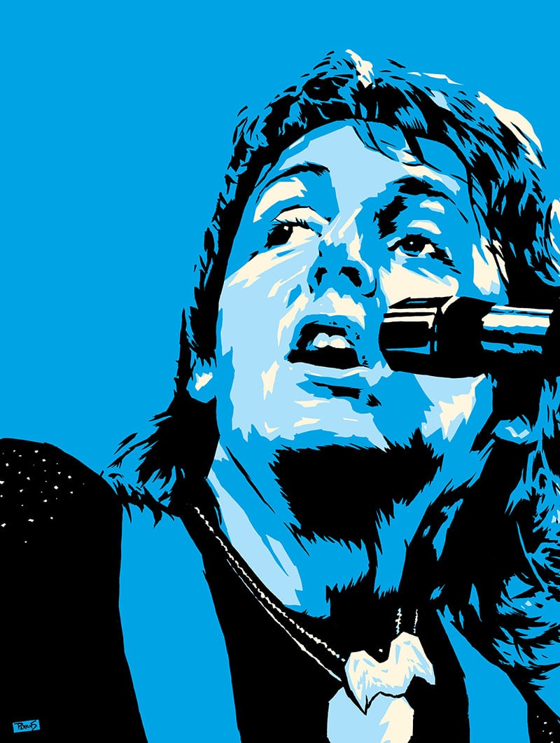 "PERKINS 77" Art Print series Paul McCartney 7720 Billy Perkins