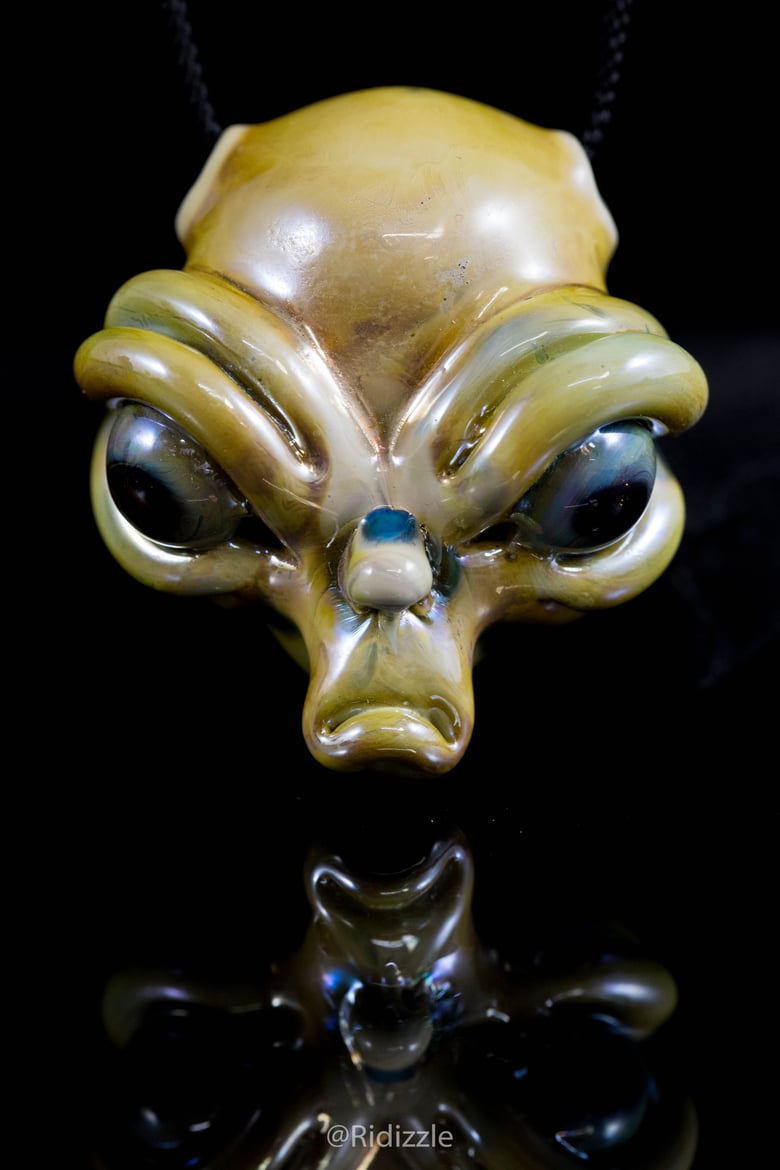 Image of Blue Caramel martian head