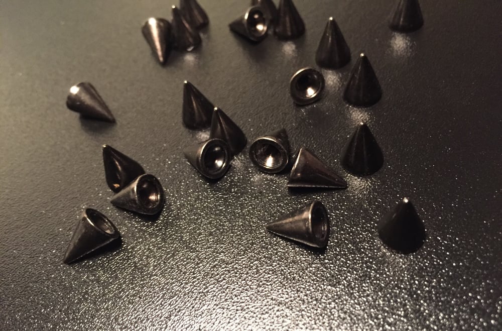 Image of Custom Red Bottom Christian Louboutin Spiked Inspired Jordan 1's