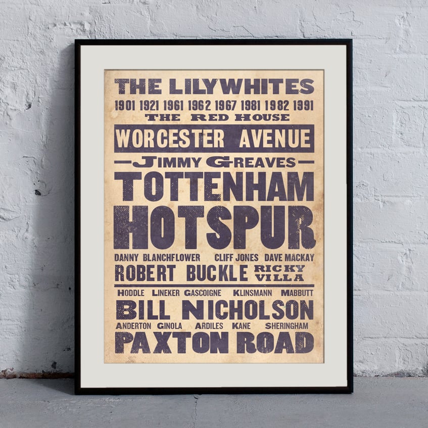 Image of Tottenham Hotspur 'Ye Olde' Print