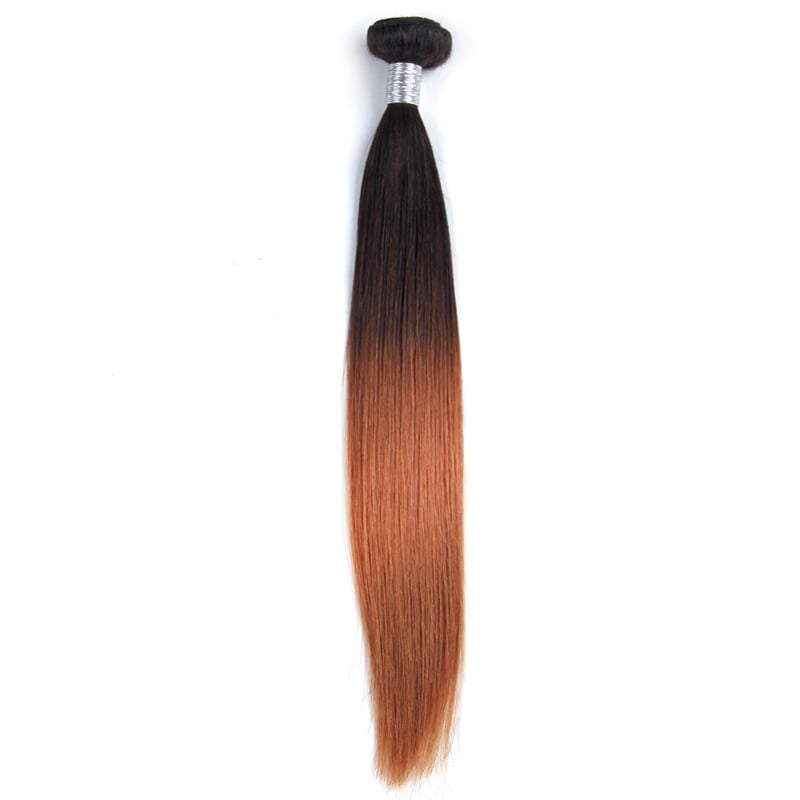2017 New Style Peruvian Ombre Hair Straight Bundles Dark Brown