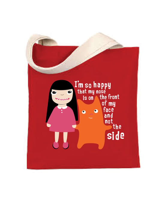 Image of I'm so Happy - Tote Bag