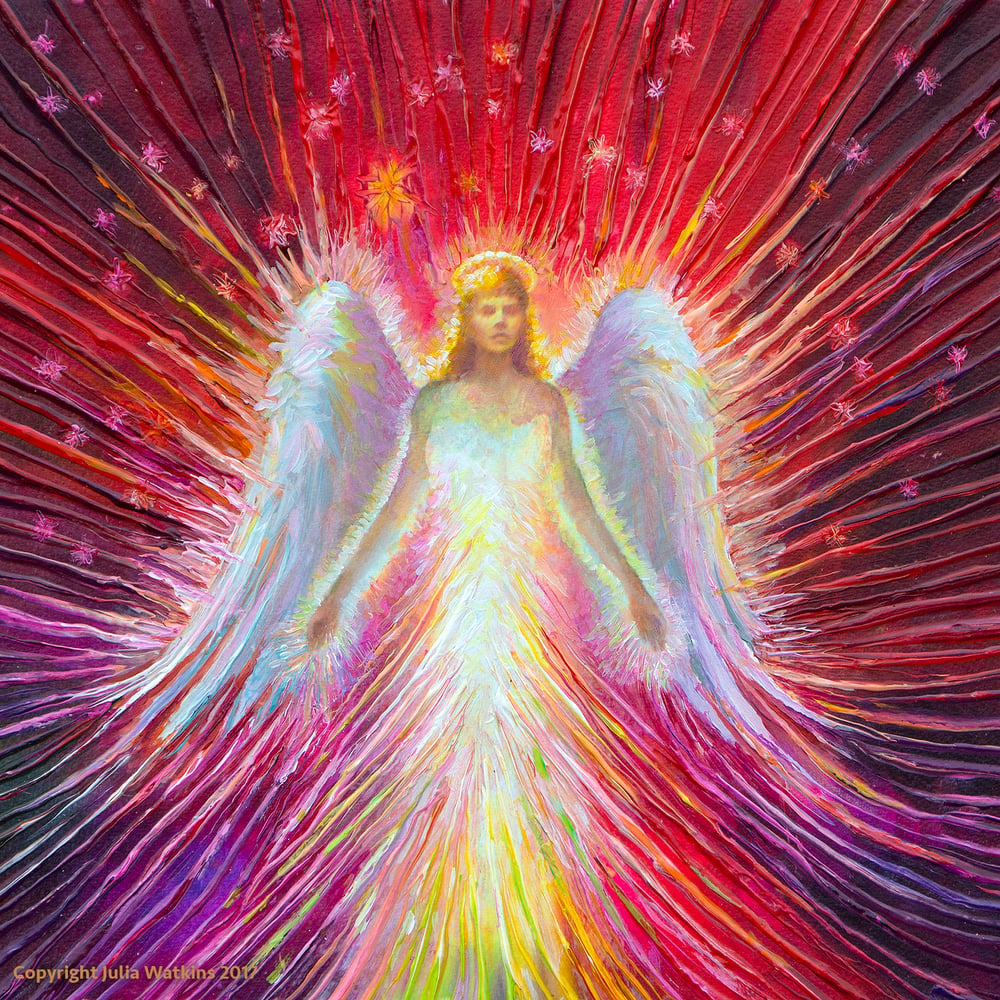 Image of The Angel Of New Hope Energy Painting - Giclee Print