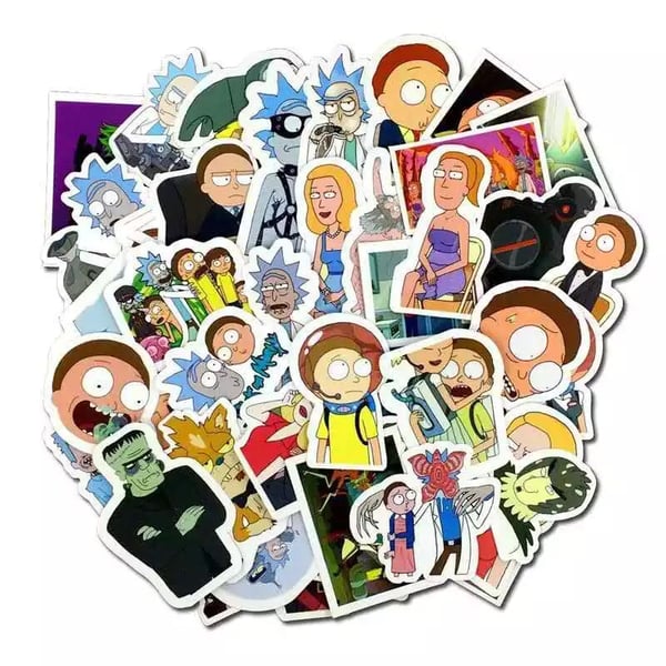 Image of Rick n Morty stickers