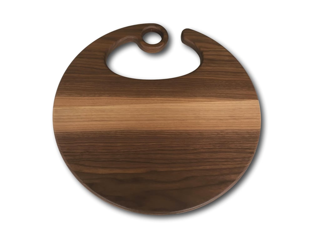 Image of Exotic Artisan Free-form Circular Serving Board