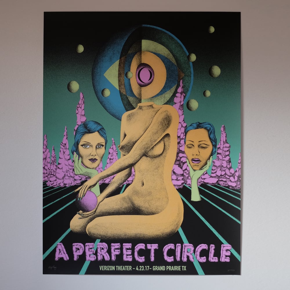 Image of "A PERFECT CIRCLE" 18X24" TOUR POSTER