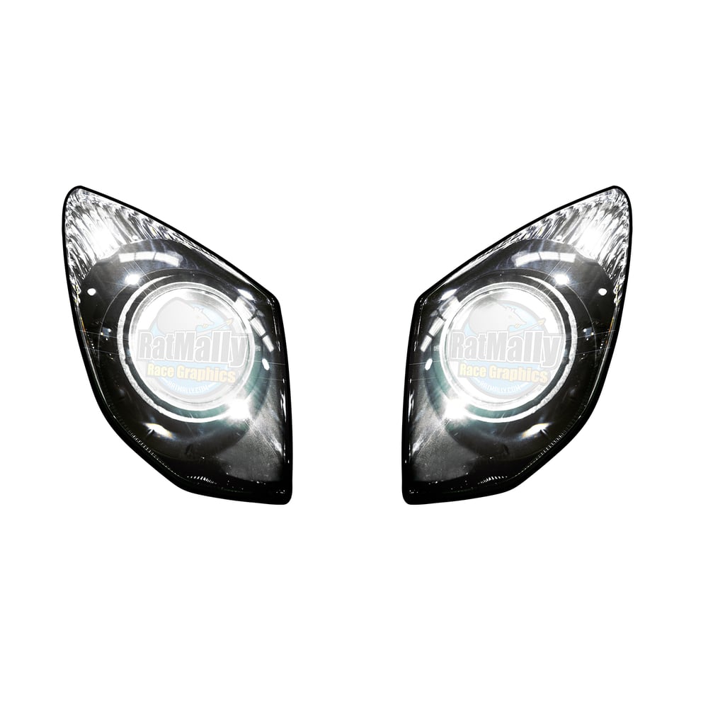Image of Headlight Stickers. To fit Kawasaki ZX10R: 2008-11