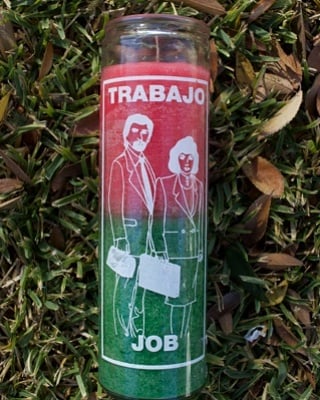 Image of Trabajo/More work 7 day candle