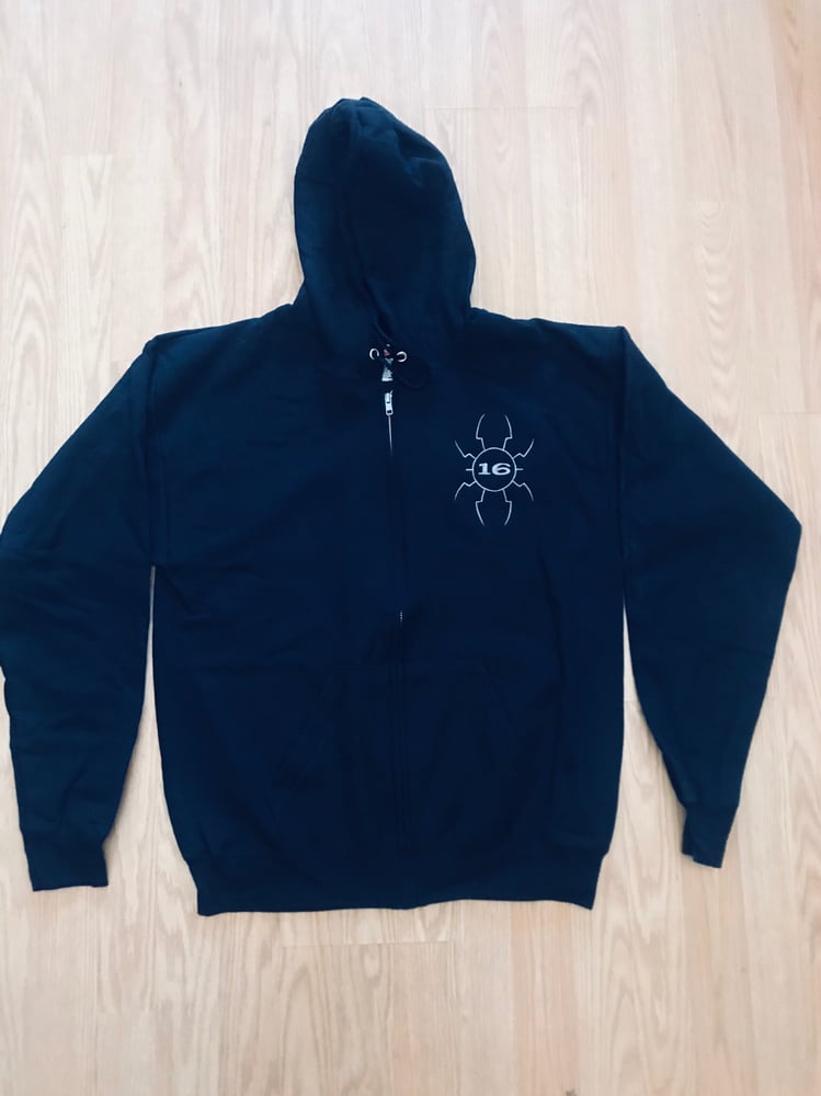 Image of -(16)- Spider Embroidered ZIP UP