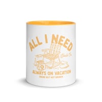 Image 1 of Vacation Mug with Color Inside