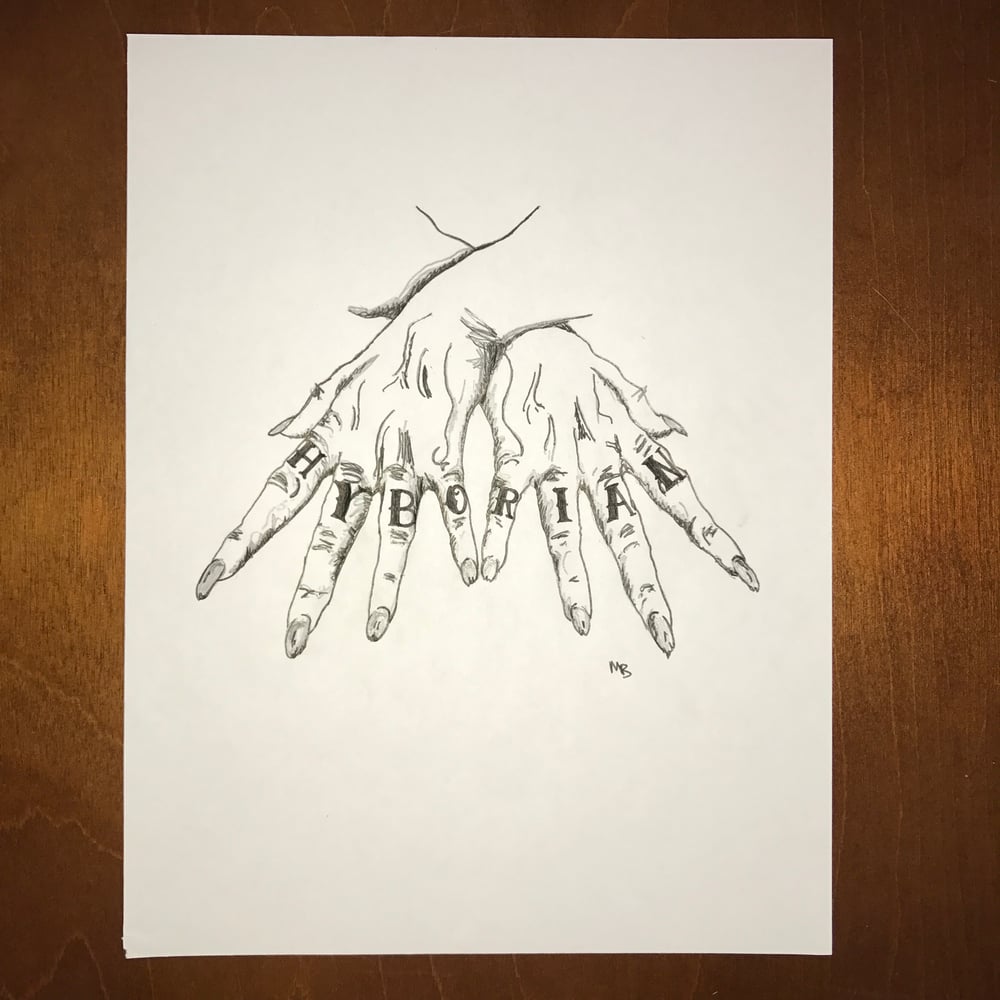 Image of Dead Knuckles original drawing