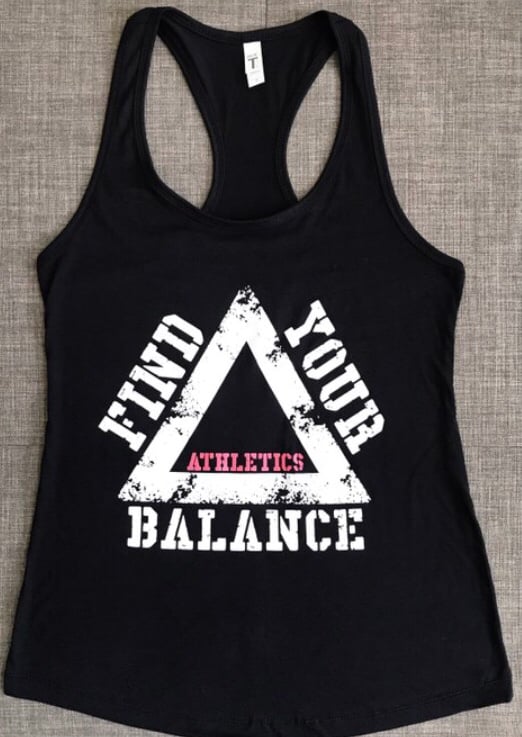 Image of "BFL" WOMENS RACERBACK TANK - BLACK