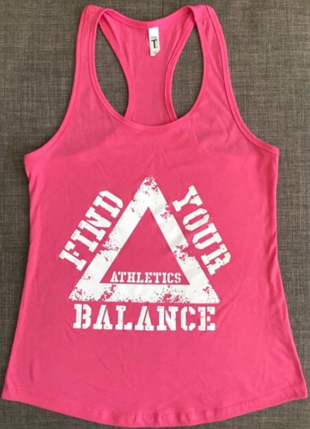 Image of "BFL" WOMENS RACERBACK TANK - PINK