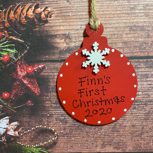 Image of First Christmas Bauble