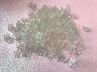 Image 3 of Star Rubber Backers - Clear Glitter