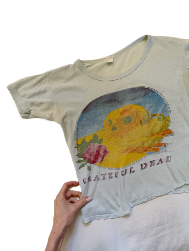 70s vintage Grateful Dead concert t shirt tee