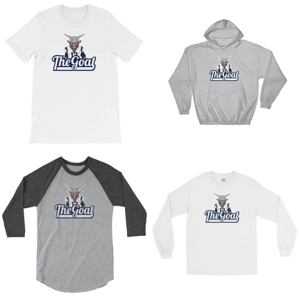 Image of 'THE GOAT' Tom Brady Patriots Shirt - 4 Style Options