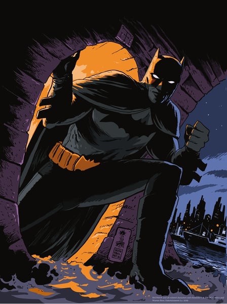 Image of Batman Detective Comics Mondo Screen Print APs