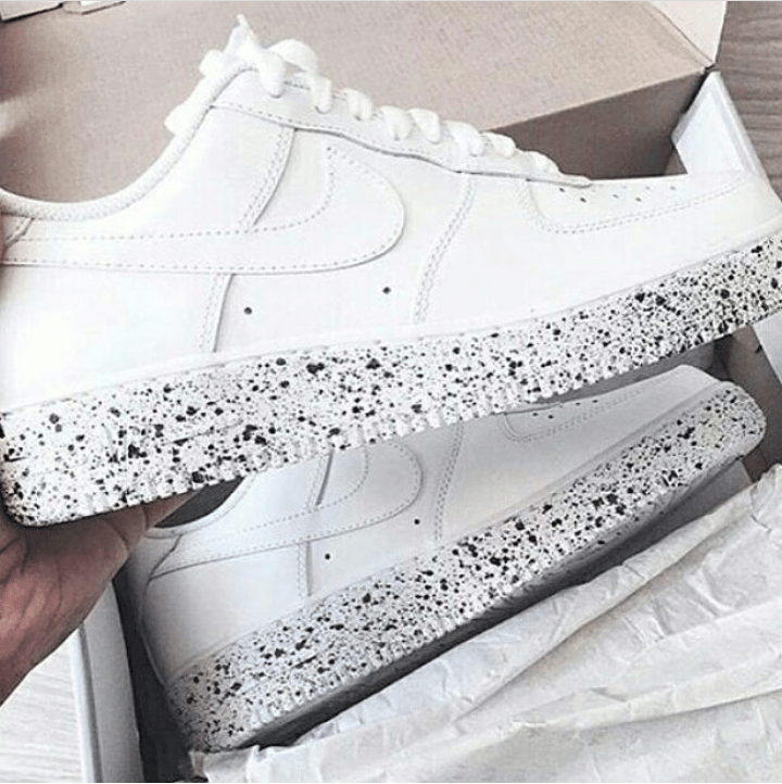 Junior af1 white discount
