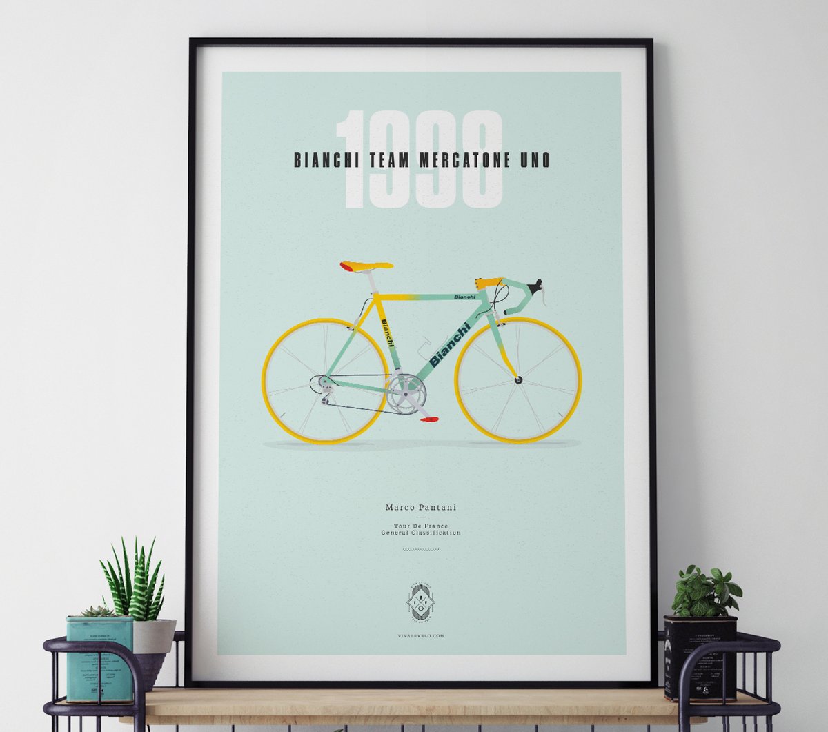 Marco Pantani Bianchi iconic Wall Poster A4 Advertising Campagnolo C Marco Pantani Bianchi iconic Wall Poster A4 Advertising Campagnolo C